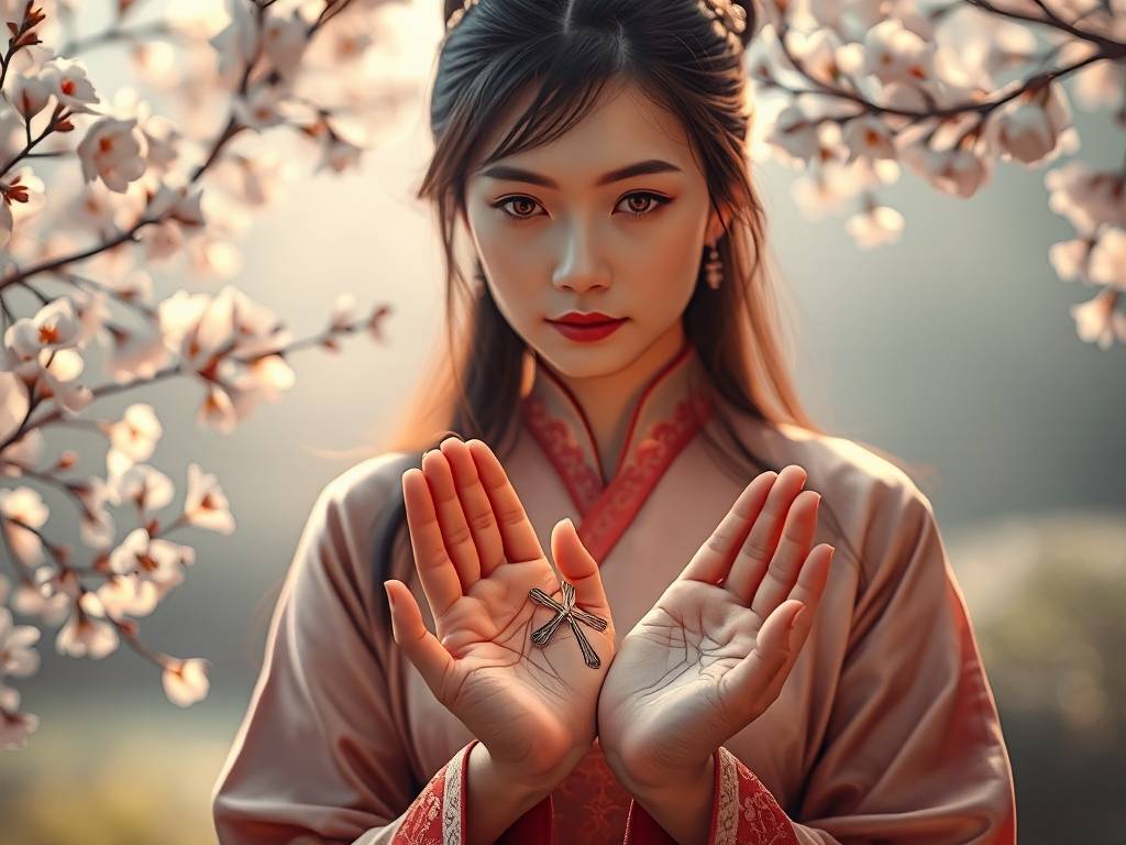 女人掌心十字纹代表什么 事业努力奋斗生活条件优越