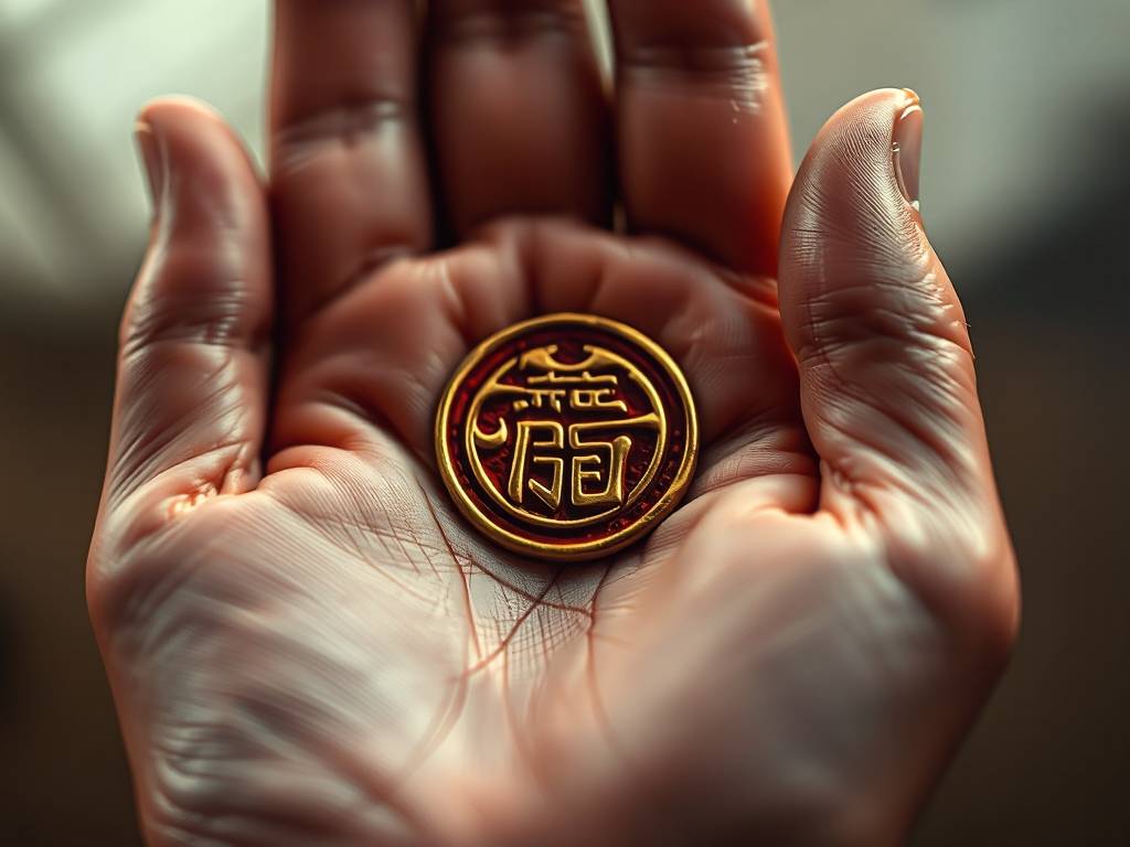 有官(guān)印的手相图解 一生幸运官(guān)星助力