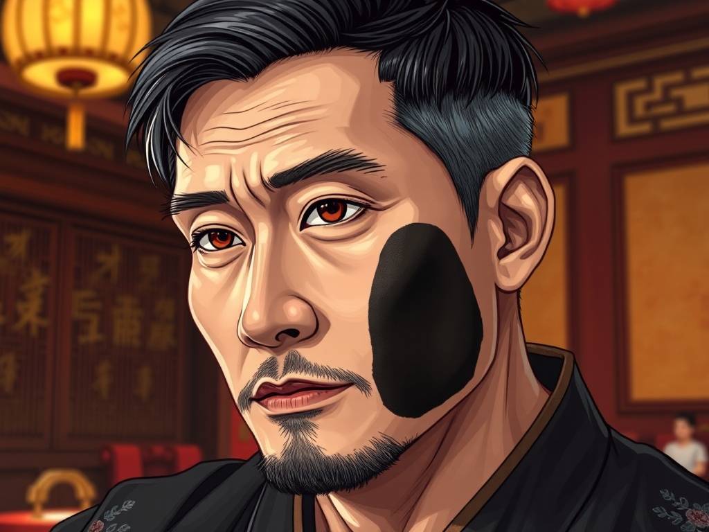 男性脸上的痣图解面相图 男人脸上巨富痣的位置