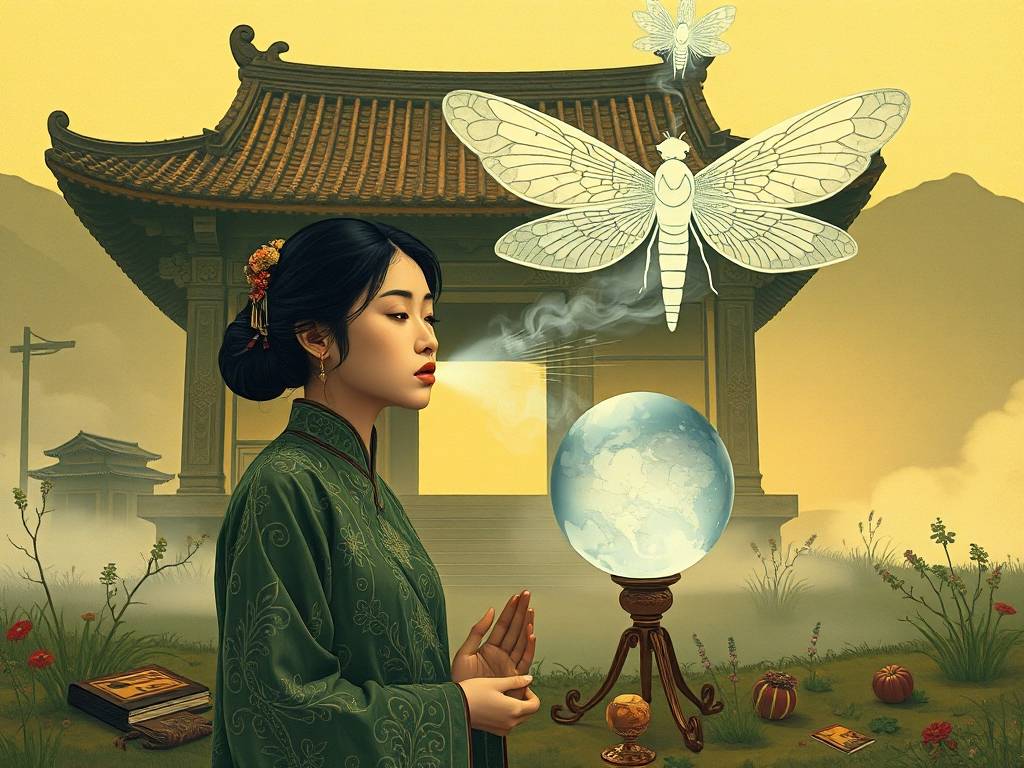 女子打喷嚏测吉凶