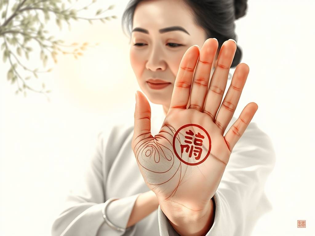 女人有福气的手相图解 元宝紋(wén)代表生活富贵无忧