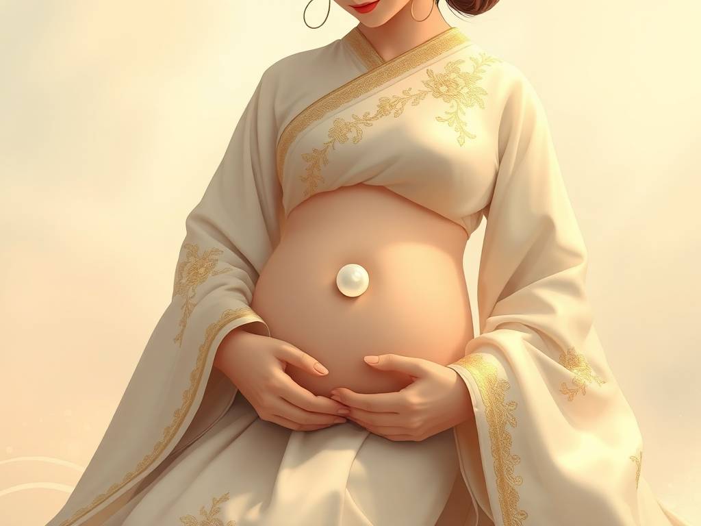 命中有贵子的痣图解 肚脐含珠生贵子