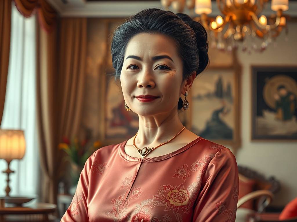 鼻子大下巴尖的人女人面相 算得上是阔太太