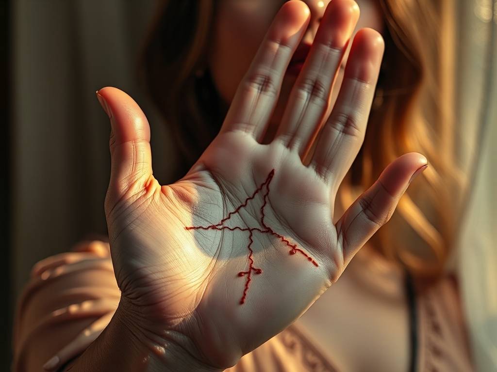 女右手感情线分叉两边分叉 爱情遗憾多中途分离