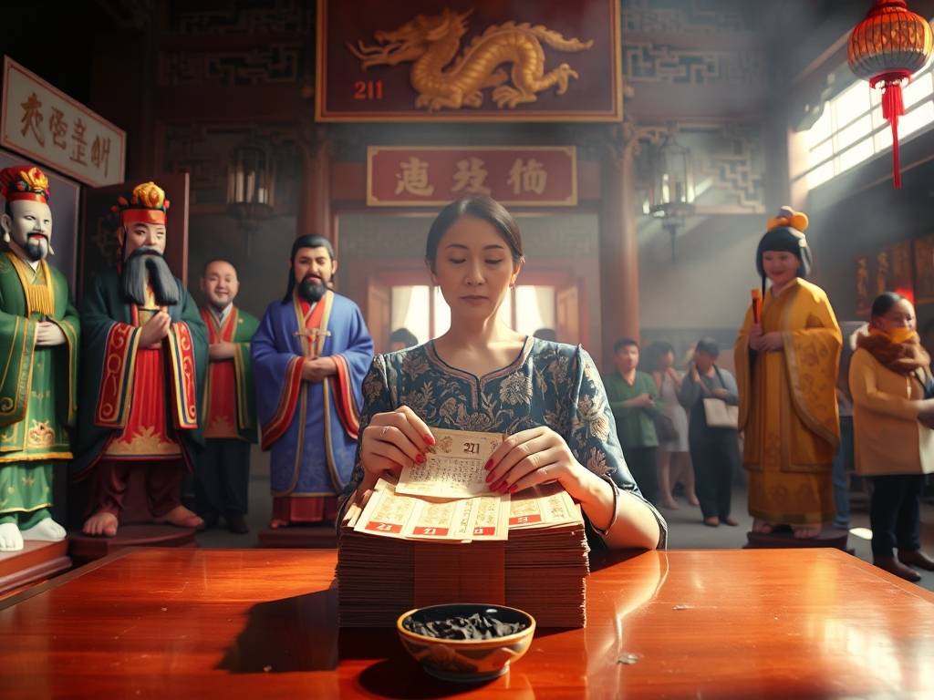 五路财神灵签在线抽签