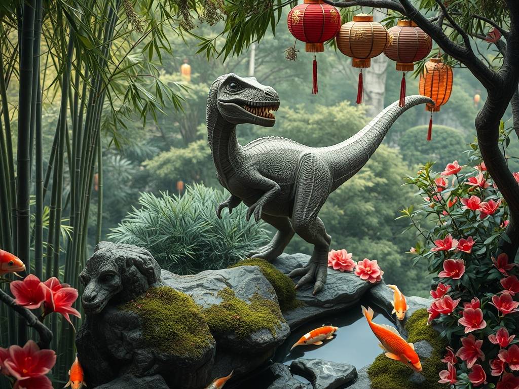 恐龙摆件风水