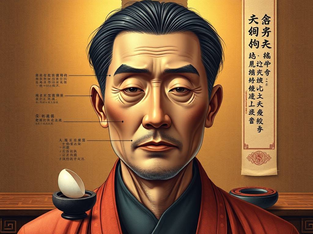 骨相学图解大全之玉堂云垒骨