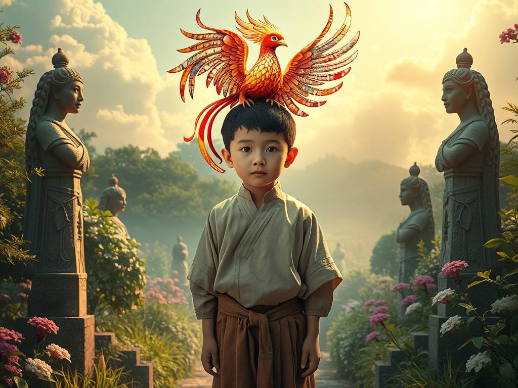 男(nán)孩头上有个凤凰旋的命怎么样 福气之人