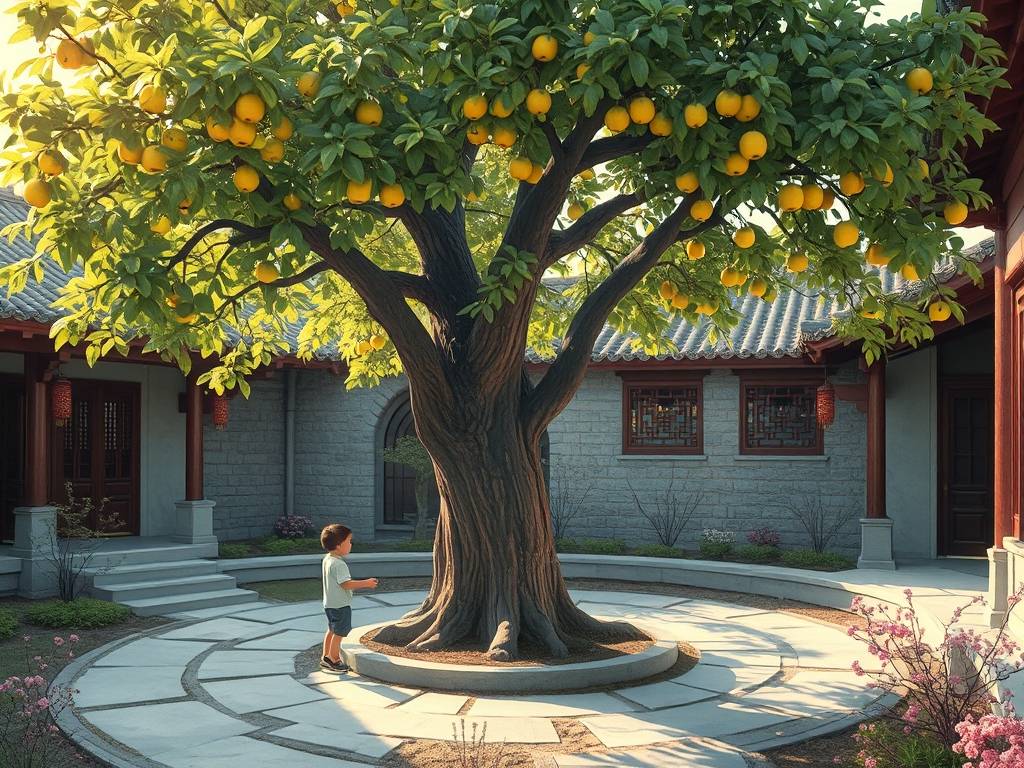 柚子树适合种植庭院风水