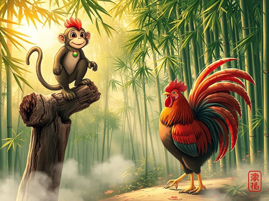 申猴酉鸡