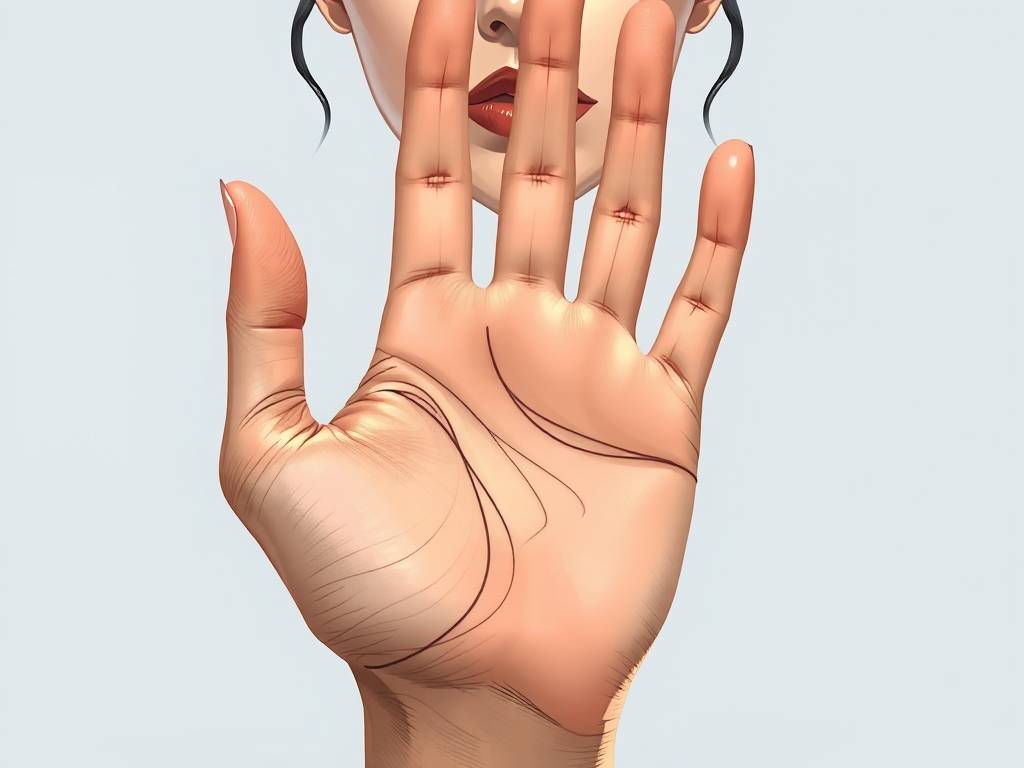 女人的掌纹线图解 手中的五大掌线如何分析