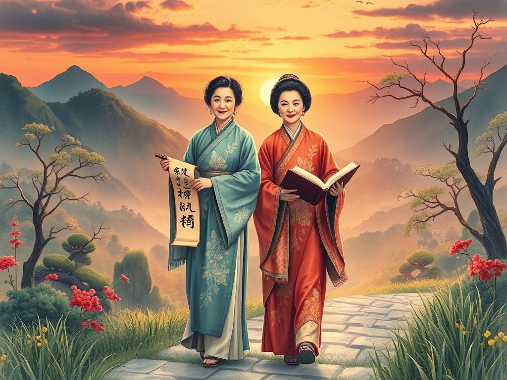 4.7两女命 事业同(tóng)进子孙盈满晚年则顺遂安康