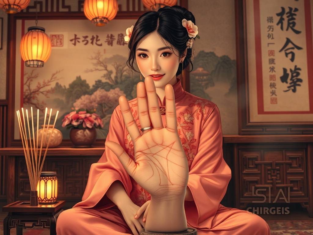 看手纹测命运图解女 女人3大好命手相