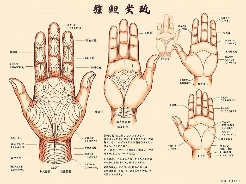 田字纹手相图解大全 手相上有田字纹代表什么