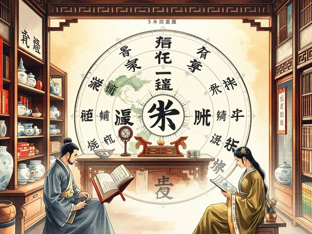 店铺风水财位图解