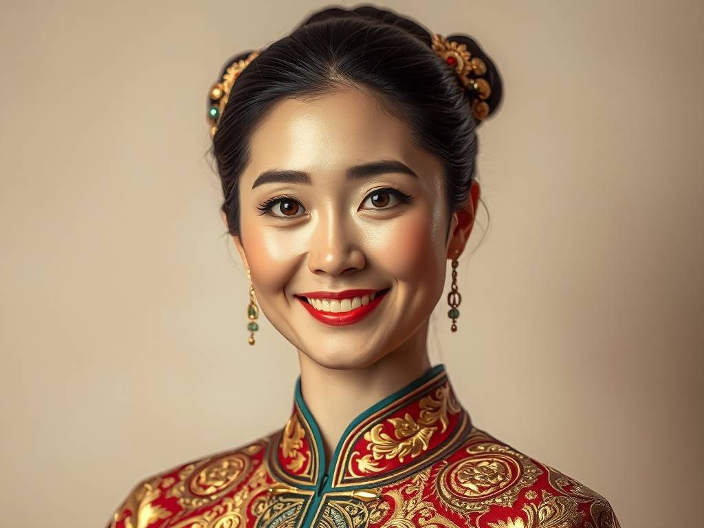 富贵至极的女(nǚ)人面相 嘴角上翘亲和力十足