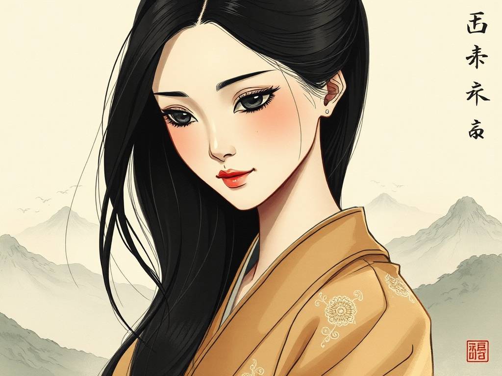 女性额头长痣面相图解 天生好运行事低调