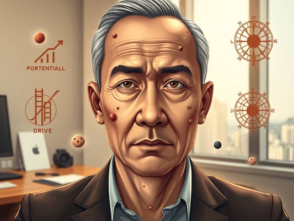 男人面部痣好坏一览表 事业发展积极性有待提高