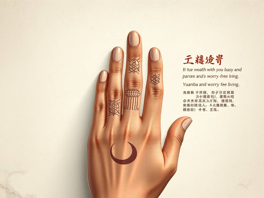 女人有福气的手相图解 元宝纹代表生活富贵无忧