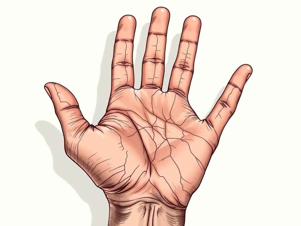 男人二婚手相图解婚姻线 夫妻关系矛盾争吵(chǎo)多