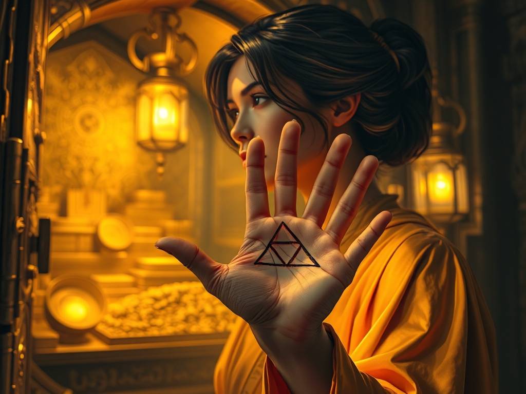 女人金库的手(shǒu)相 手(shǒu)上三角纹一生钱财不缺