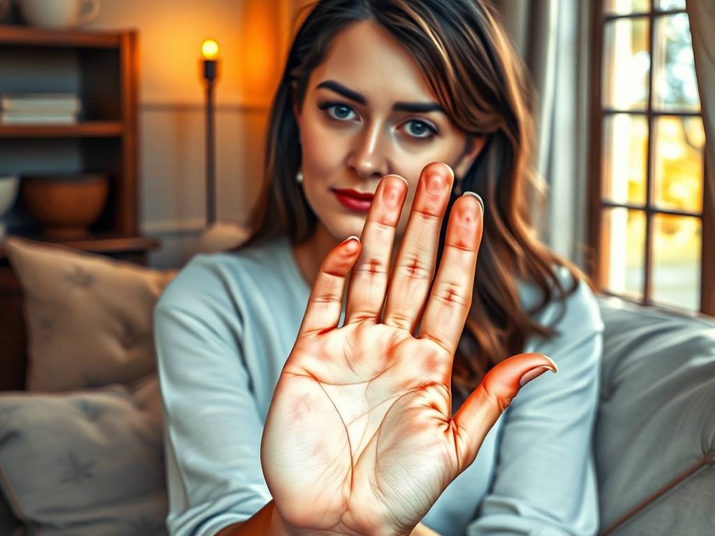 女人手相分析图 手中(zhōng)的五条纹路该如何解析