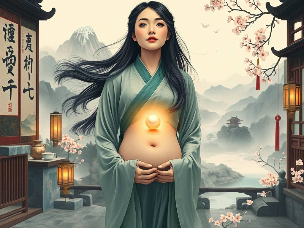 命中有贵子的痣图解 肚脐含珠生贵子