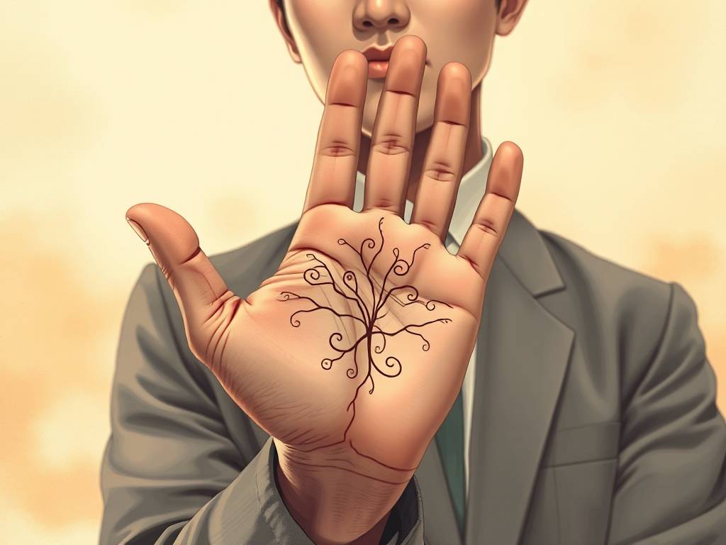 男人左手感情线分叉20种图解 感情生活千姿百态恋情多