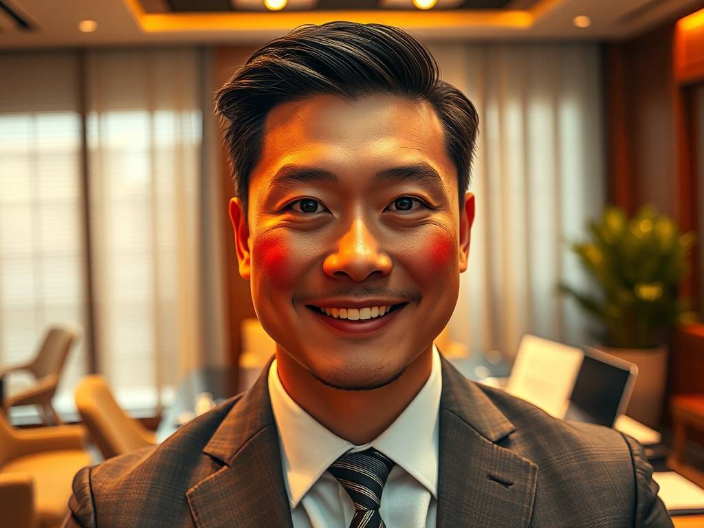 一夜暴富发横财的面相命例  红光满面好兆头
