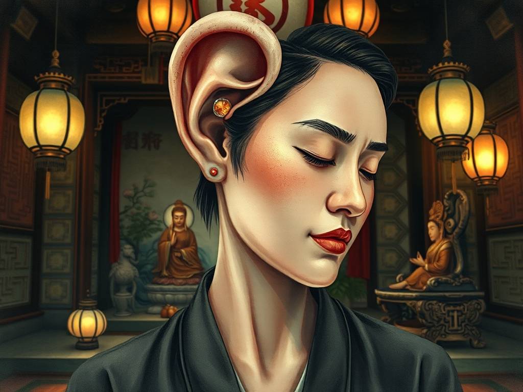 耳朵有痣命运图解 善解人意富贵之相
