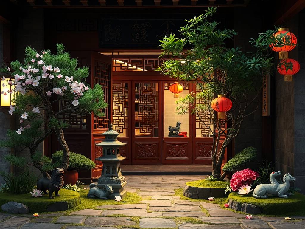 店铺进门玄关风水