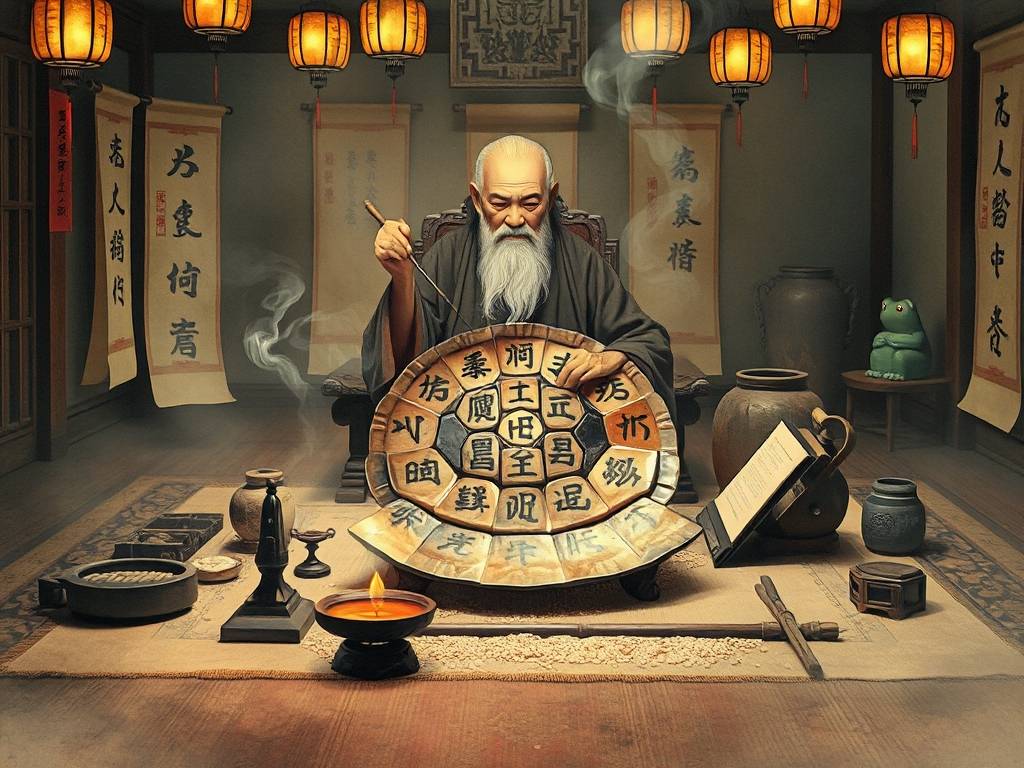 六爻起卦龟壳