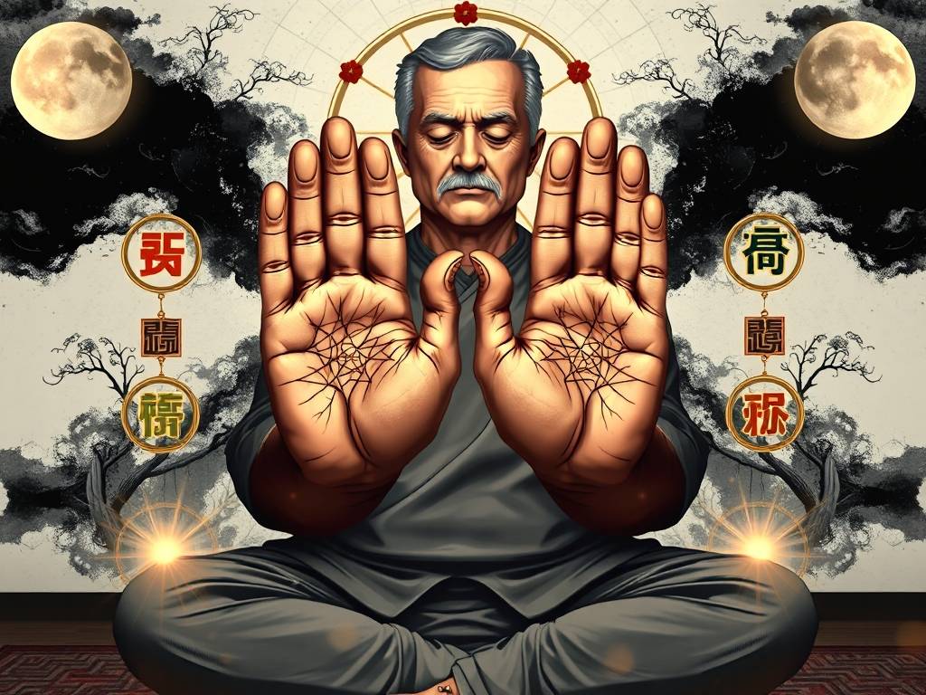非常罕见的十大吉祥(xiáng)终极手相 双重智慧线极好