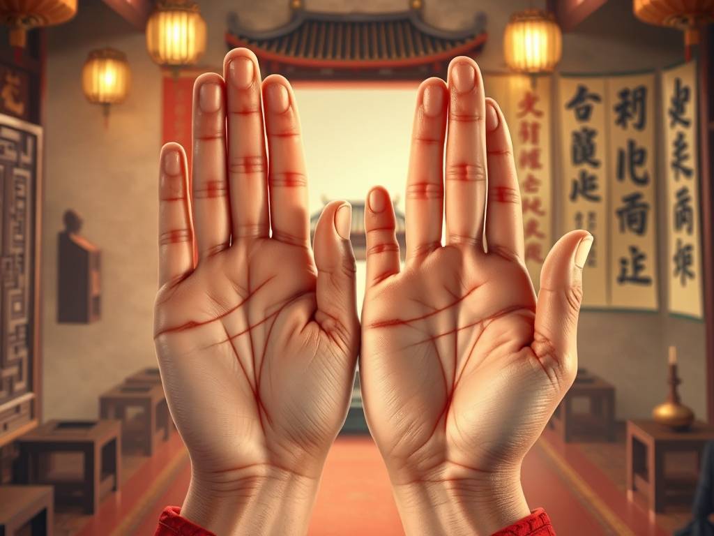 非常罕见的十大吉祥(xiáng)终极手相 双重智慧线极好