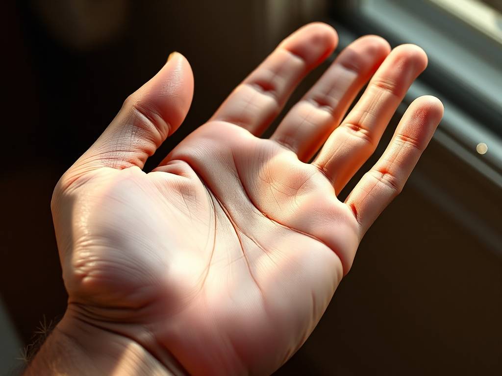 男人左手4条纹手相图解 各手纹分析