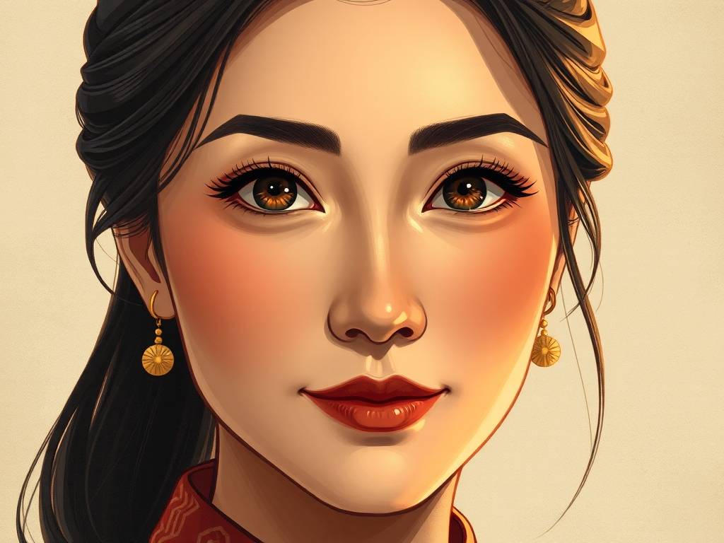 女人右眉毛里有痣图解 富贵且具有财运