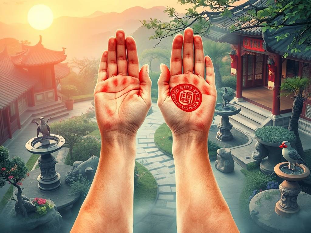 极少见的(de)富贵痣聚财痣 手心脚心痣则命中带富贵