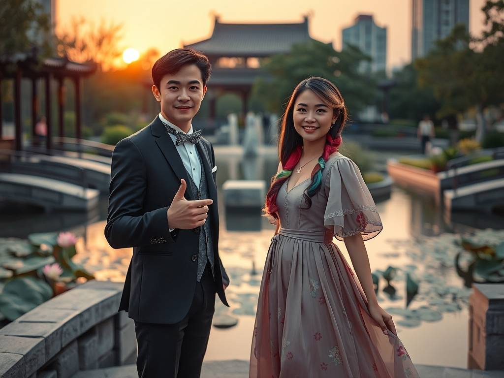 脱单在即双子女怎么追