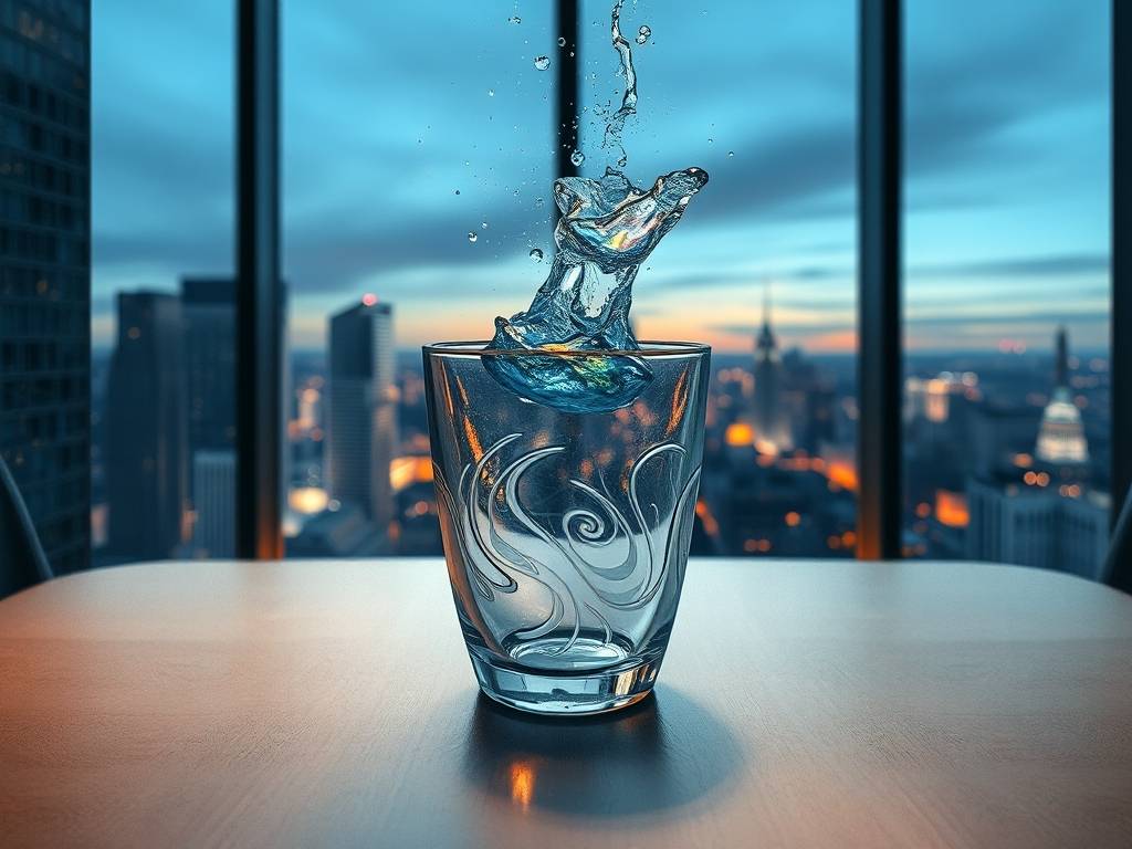 玻璃杯测你事业前途