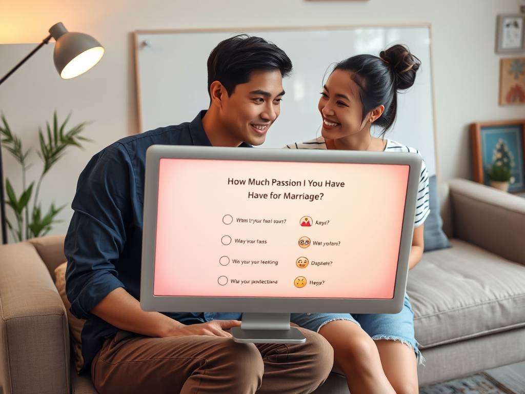 心理测试在线 你对婚姻的狂(kuáng)热会吓到对方吗?ta有婚前恐惧吗?