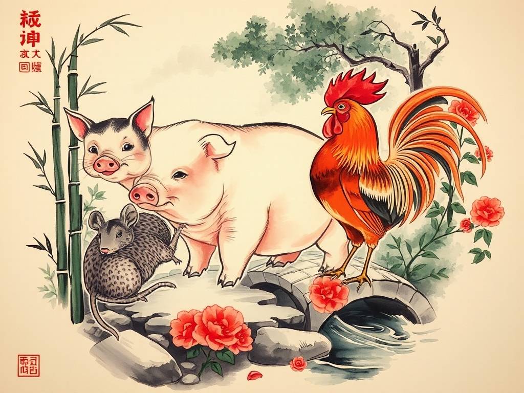 属猪三合和三冲属相