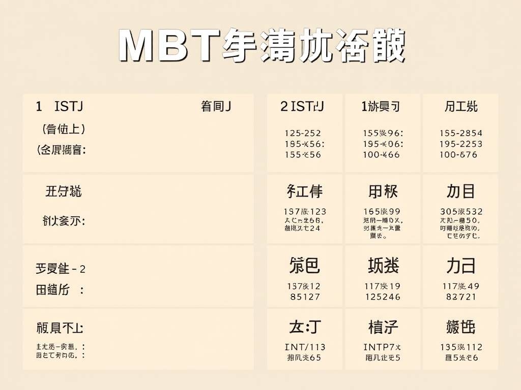 mbti职业性格测试职业列表