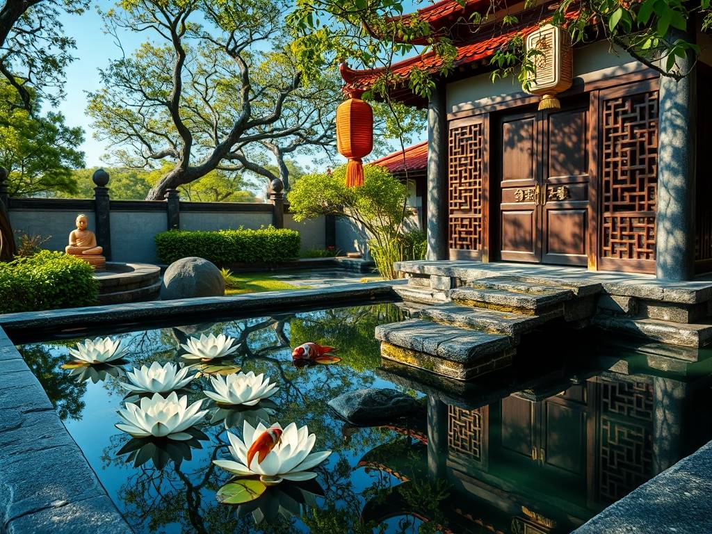 公司风水池图片大全