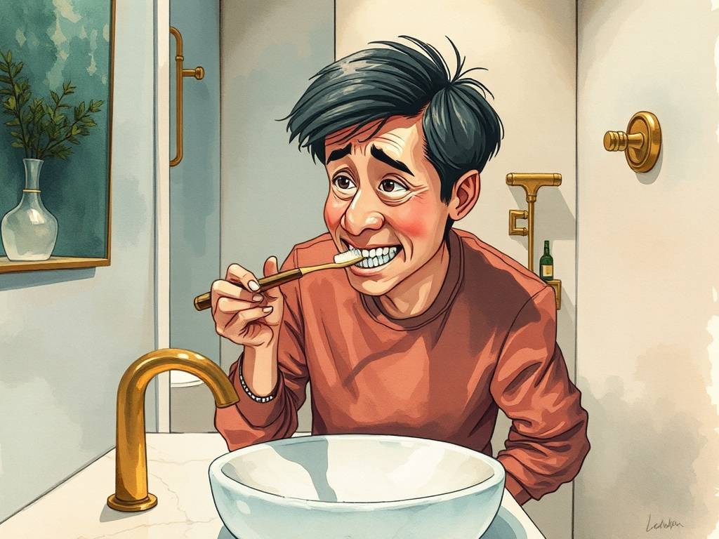 刷牙方式测你对金钱的看法