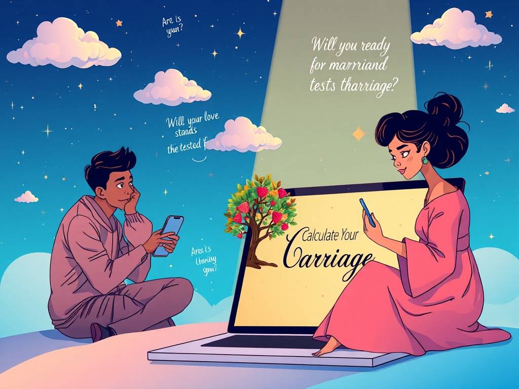 免费在线测一测 你们走向婚姻的概率是多少?婚后感情会变吗?