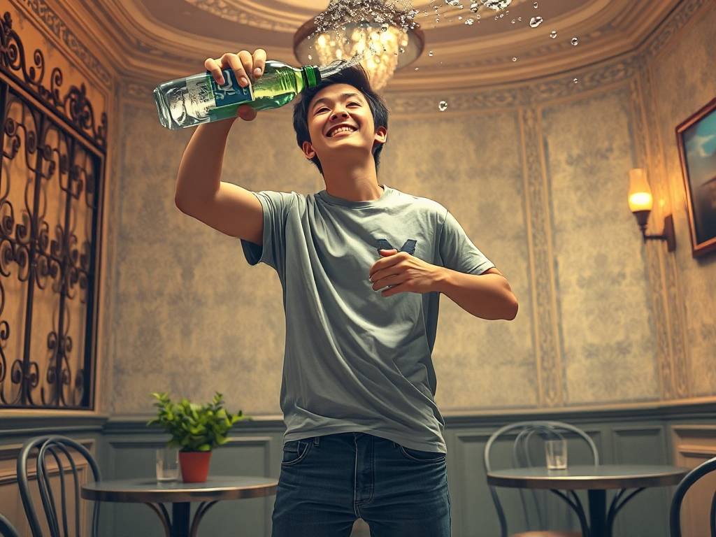 开汽水姿势测出你的性格