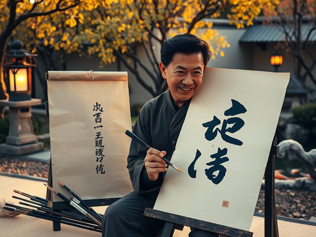 生日书法