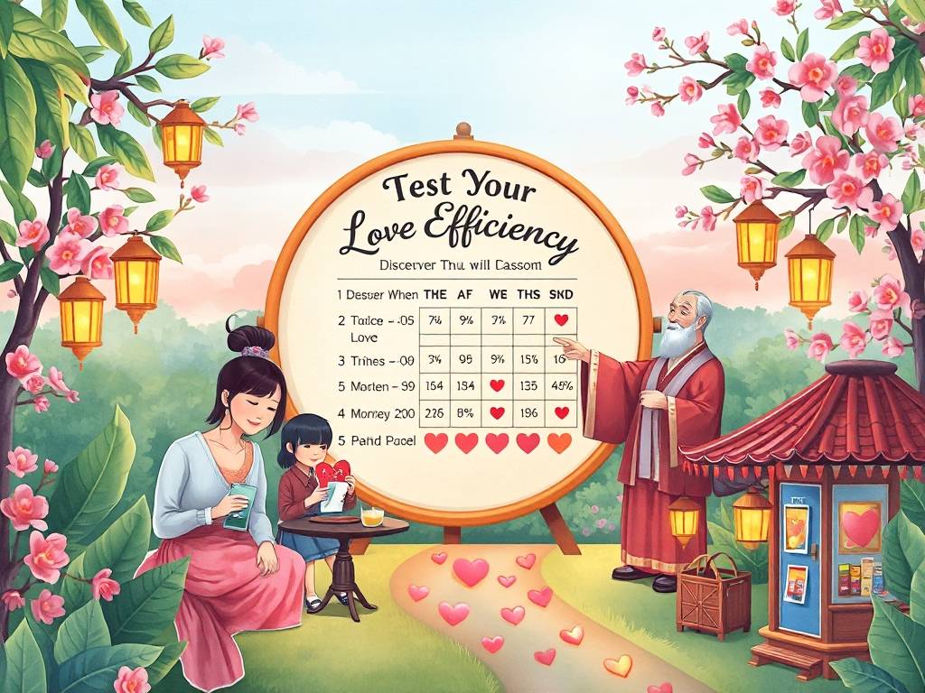 免费在线测一测 你究竟改怎样在爱情里提高效率呢?何时能修成正果?