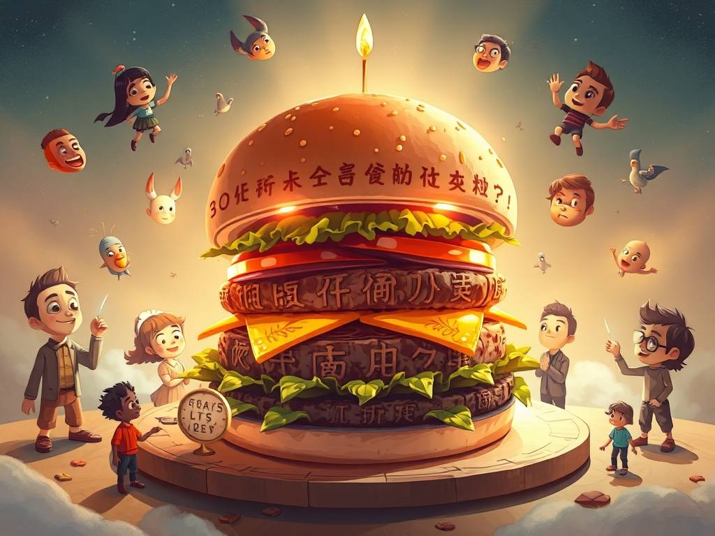 吃汉堡测出你的个性