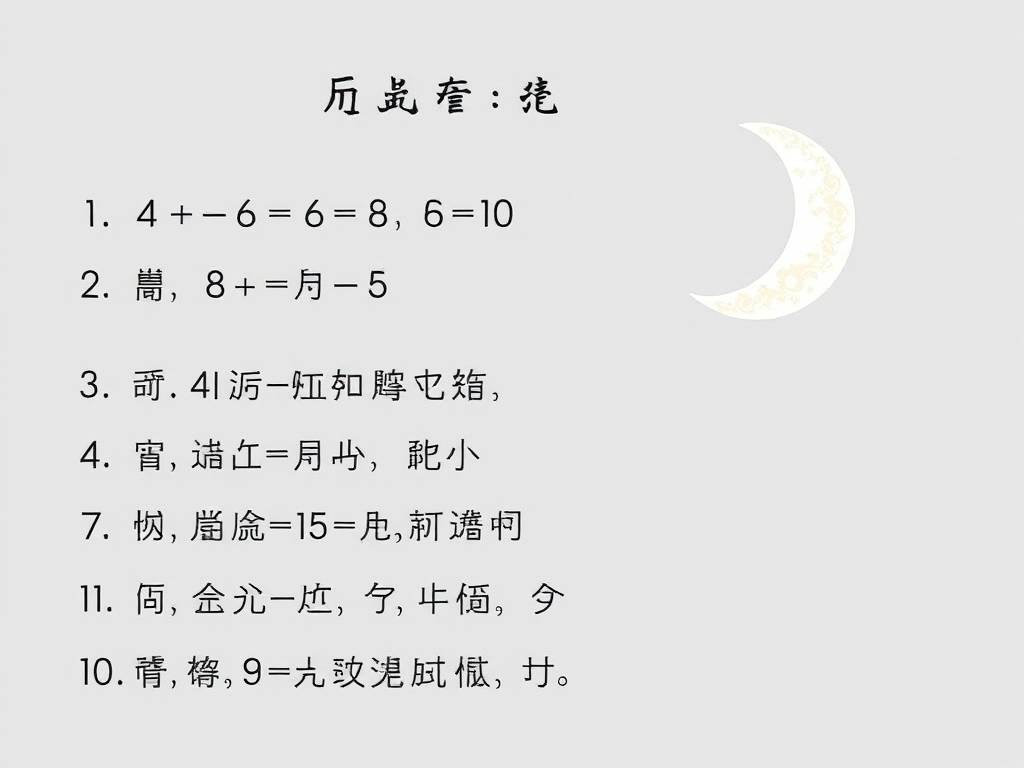 智商测试题国际标准60题